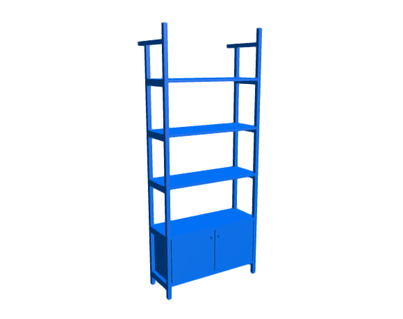 3D-Dimensions-Furniture-Bookcases-Bevan-Bookshelf-Cabinet