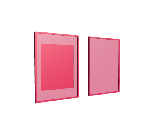 3D-Dimensions-Objects-Picture-Frames-IKEA-Hovsta-Frame-Large