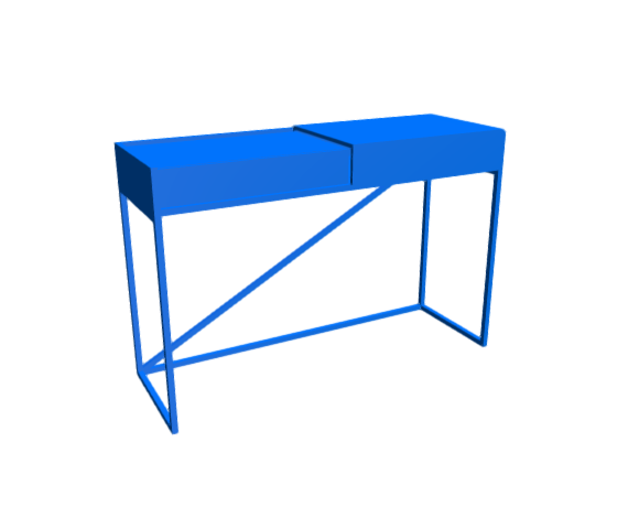 3D-Dimensions-Furniture-Desks-Swish-Console-Desk