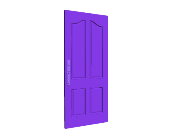 3D-Dimensions-Buildings-Exterior-Doors-Solid-Entry-Doors-Vertical-4-Panels-Scroll