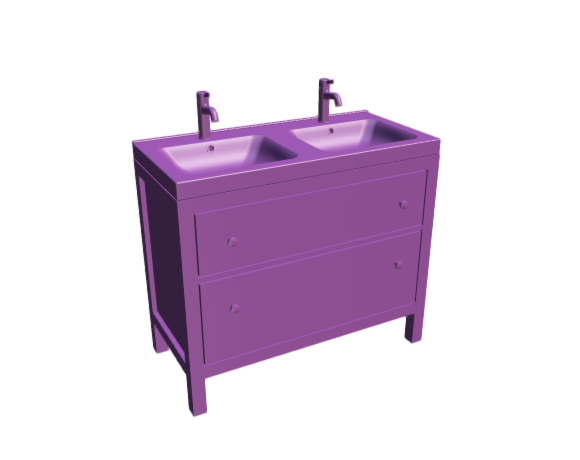 3D-Dimensions-Fixtures-Bathroom-Vanity-IKEA-Hemnes-Odensvik-Double-Vanity-2-Drawers