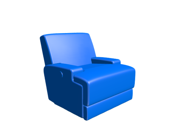 3D-Dimensions-Guide-Furniture-Recliner-IKEA-Vannas-Reclining-Armchair