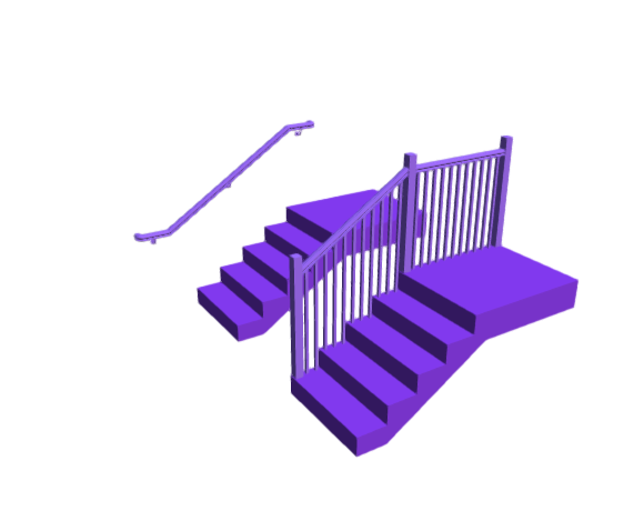 3D-Dimensions-Buildings-Handrails-Profile-Georgian