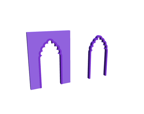 3D-Dimensions-Buildings-Arches-Multifoil-Pointed