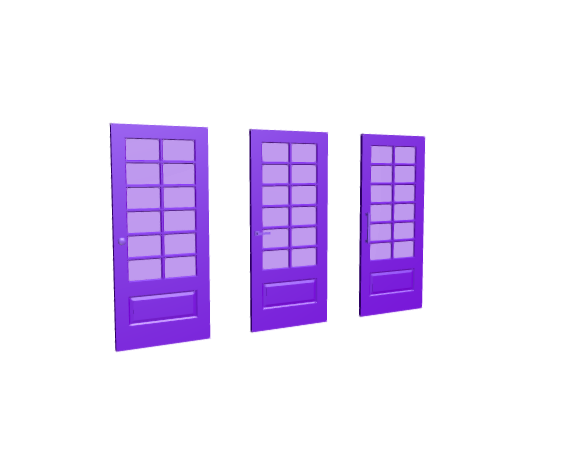 3D-Dimensions-Buildings-Interior-Doors-Lite-Interior-Door-Grid-12-Panels-Upper