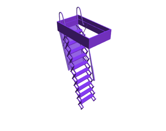 3D-Dimensions-Buildings-Access-Ladders-Retractable