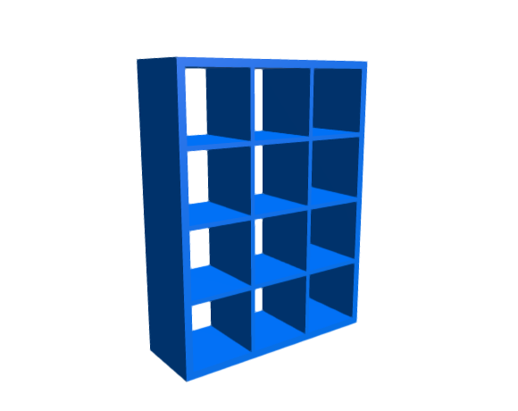 3D-Dimensions-Guide-Furniture-Bookcases-IKEA-Kallax-Shelf-Unit-3x4