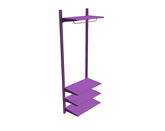 3D-Dimensions-Fixtures-Shelves-Shelving-IKEA-ALGOT-Wall-Upright-System-26-Inch-Shelves