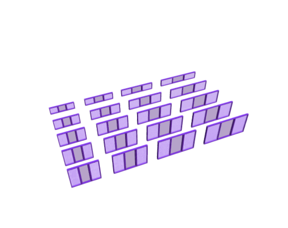 3D-Dimensions-Buildings-Jalousie-Pivot-Windows-Jalousie-Window-3-Panels-Thin-Slats-Picture