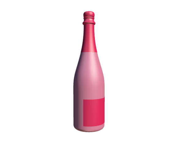 3D-Dimensions-Objects-Beverage-Containers-Champagne-Bottle-750-ml-Standard