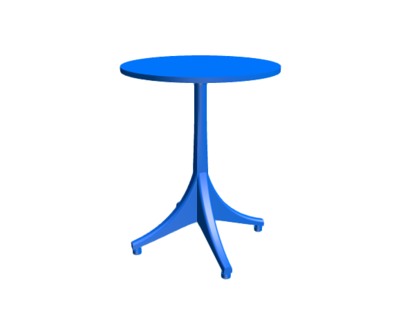 Dimensions-Guide-Furniture-Side-Tables-Nelson-Pedestal-Side-Table