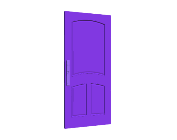3D-Dimensions-Buildings-Exterior-Doors-Solid-Entry-Doors-Mix-3-Panels-Arched