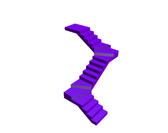 3D-Dimensions-Buildings-Stair-Types-Z-Shaped-Winder-Stairs