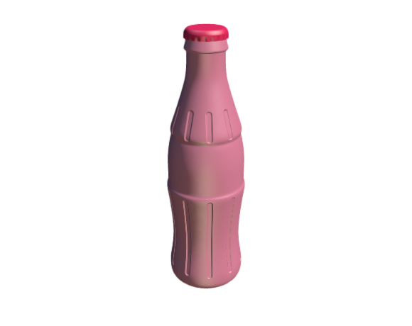 3D-Dimensions-Objects-Beverage-Containers-Coca-Cola-Bottle-8oz
