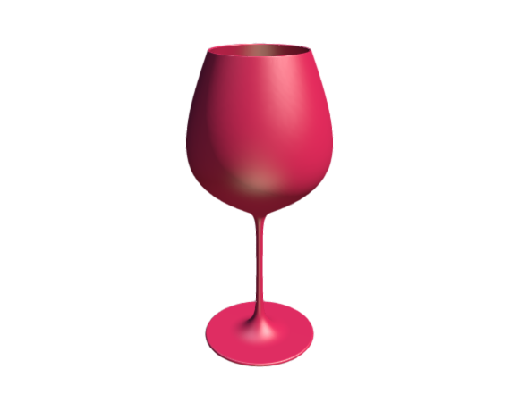 3D-Dimensions-Objects-Wine-Glasses-Pinot-Noir-Wine-Glass