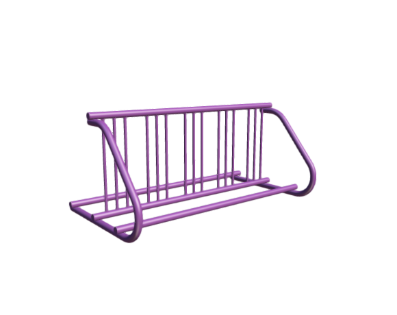 3D-Dimensions-Fixtures-Bicycle-Parking-Grid-Bike-Rack-Double-Sided