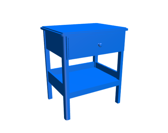 3D-Dimensions-Furniture-Nightstands-IKEA-Tyssedal-Nightstand