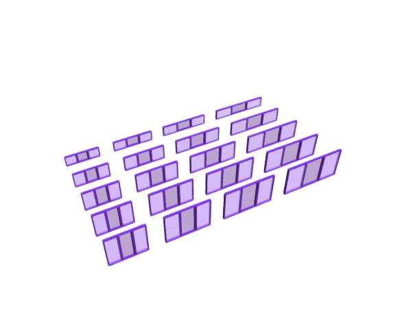 3D-Dimensions-Buildings-Jalousie-Pivot-Windows-Jalousie-Window-3-Panels-Wide-Slats-Picture