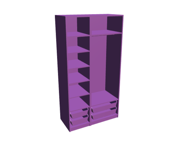 3D-Dimensions-Fixtures-Closet-Storage-IKEA-PAX-Wardrobe-49-Inch