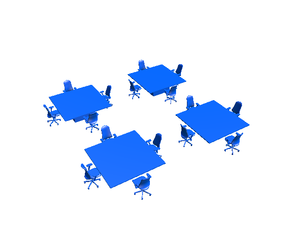 3D-Dimensions-Layouts-Open-Offices-Clusters-Square