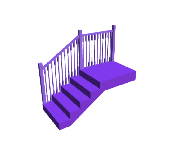 3D-Dimensions-Buildings-Balusters-Spindles-Colonial-Square-Top