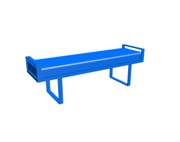 3D-Dimensions-Furniture-Benches-Profile-Bench