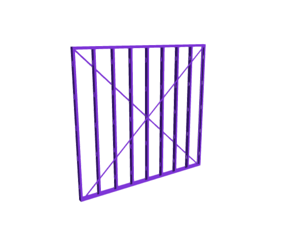 3D-Dimensions-Buildings-Steel-Walls-Framing-Strap-Bracing