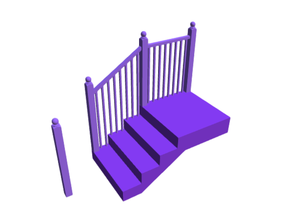 3D-Dimensions-Buildings-Newels-Stair-Posts-Ball