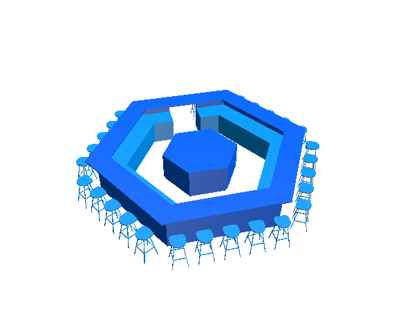 3D-Dimensions-Layouts-Bars-Hexagon-Island