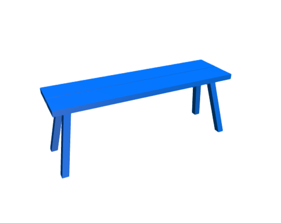 3D-Dimensions-Furniture-Benches-IKEA-Skogsta-Bench-Large