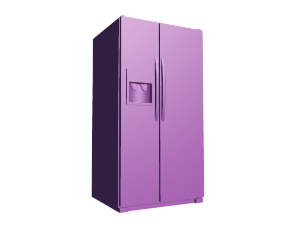 3D-Dimensions-Fixtures-Refrigerators-Frigidaire-Side-by-Side-Refrigerator-25.5-Cu-Ft