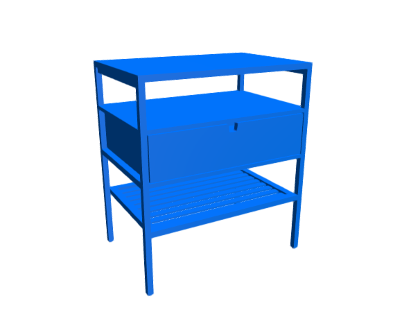 3D-Dimensions-Furniture-Nightstands-IKEA-Nordkisa-Nightstand-Medium