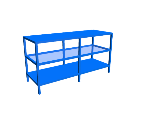 3D-Dimensions-Guide-Furniture-TV-Stand-TV-Console-IKEA-Vittsjo-TV-Unit
