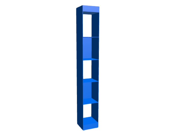 3D-Dimensions-Furniture-Bookcases-Carlson-II-Tower