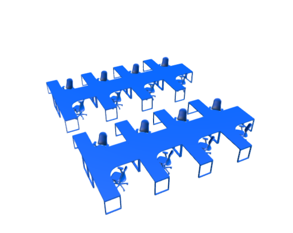 3D-Dimensions-Layouts-Open-Offices-Rows-L-Shape-Facing