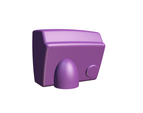 3D-Dimensions-Fixtures-Hand-Dryers-World-Dryer-Model-A