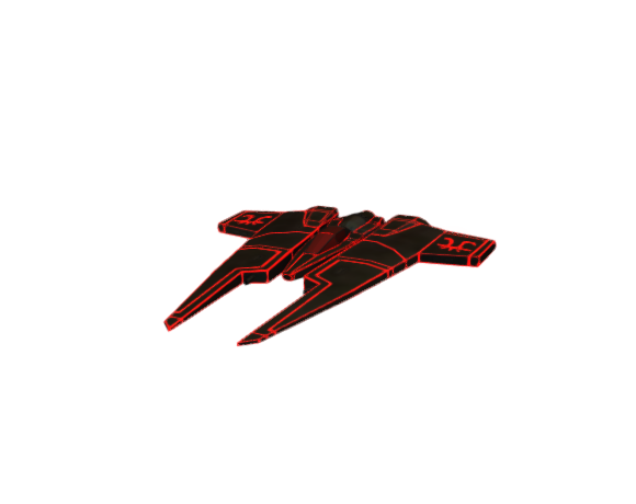 Protectorate Star Fighter ( Tron Style )