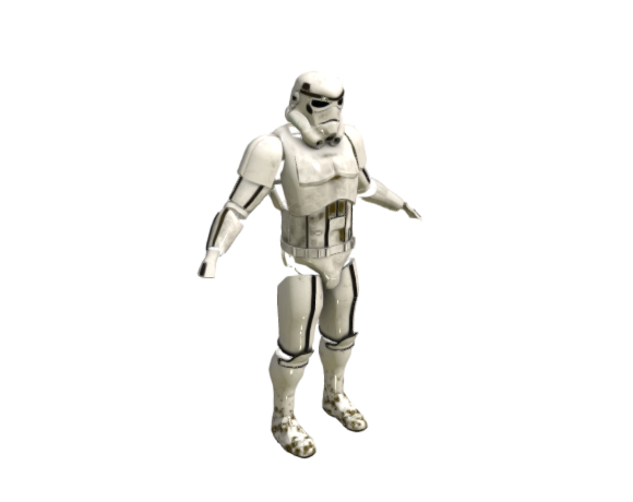 Full set of storm trooper armor ( Dirty )