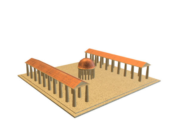 Low Poly Roman Forum