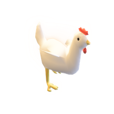 Animated Low Poly Chicken