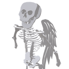 angel skeleton complete