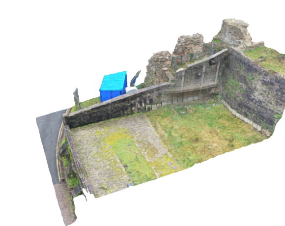 Neath Castle 3D Mesh