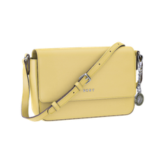 Donna Karan - Bryant Medium Leather Flap Crossbody Lemon