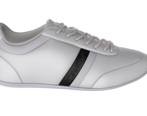 Lacoste Men's Storda 318 1 U Sneakers (White/ Black)