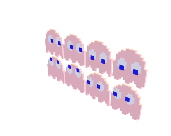 8-Bit Pac-Man 256 Pinky