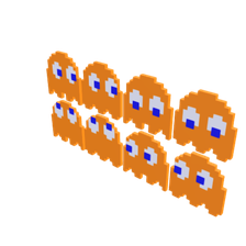 8-Bit Pac-Man 256 Clyde