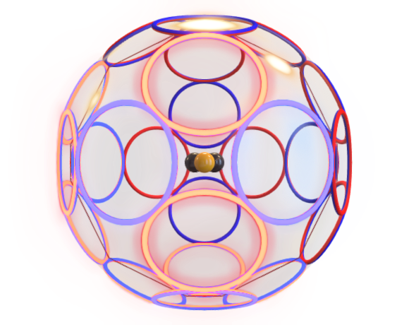 атом гелия - расцветка 2