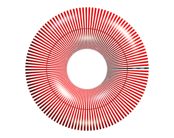 Torus as a circle rotated along another circle