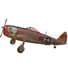 Republic P-47 Thunderbolt BUBBLE CANOPY