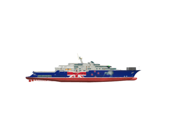 SimDocks 3D model Mega Yacht "Kiwi of the Sea"